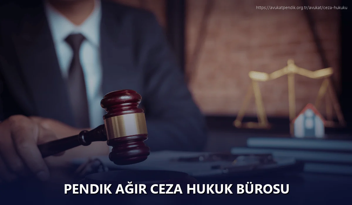 Pendik Ağır Ceza Hukuk Bürosu